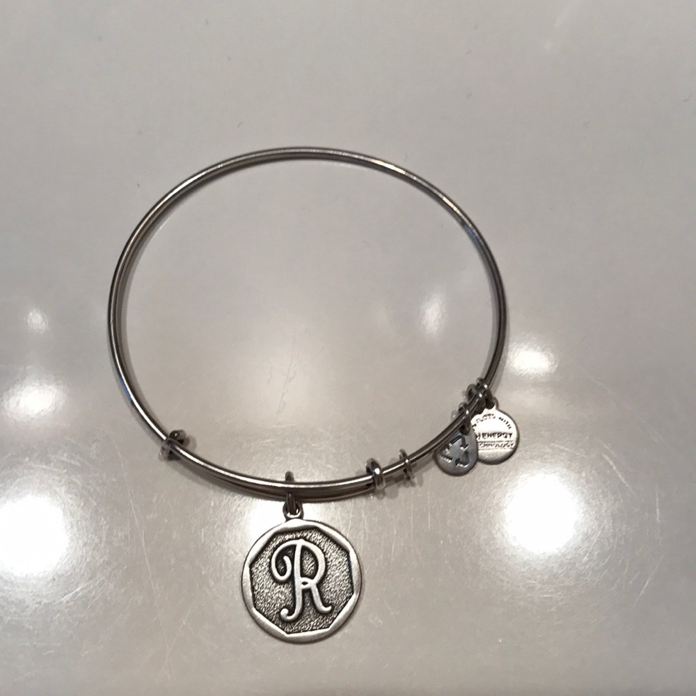 Alex and Ani "R" bangle